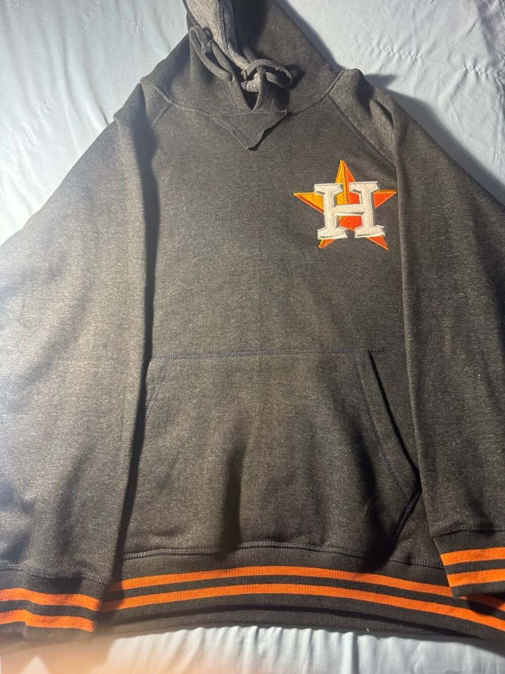 Stitches Houston Astros Hoodie Size X-Large Gray